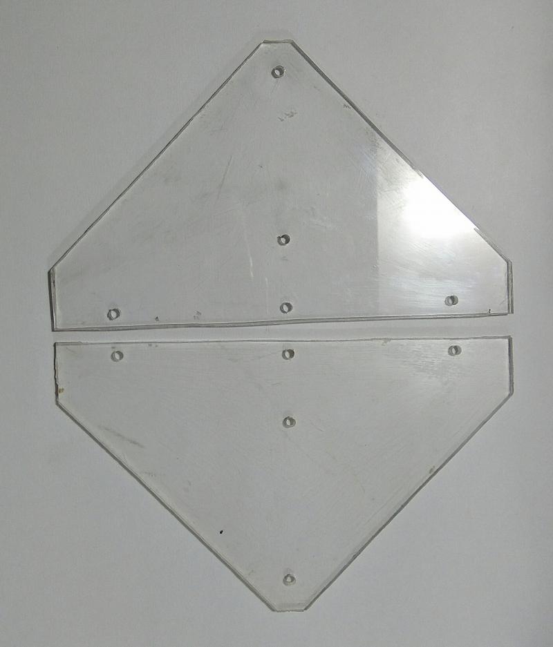 Perspex Mounting Plates